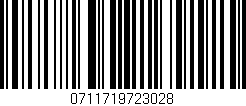 Código de barras (EAN, GTIN, SKU, ISBN): '0711719723028'
