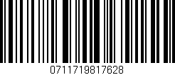 Código de barras (EAN, GTIN, SKU, ISBN): '0711719817628'