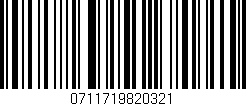 Código de barras (EAN, GTIN, SKU, ISBN): '0711719820321'