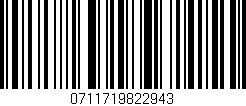 Código de barras (EAN, GTIN, SKU, ISBN): '0711719822943'