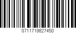 Código de barras (EAN, GTIN, SKU, ISBN): '0711719827450'