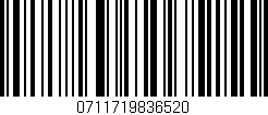 Código de barras (EAN, GTIN, SKU, ISBN): '0711719836520'
