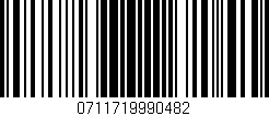 Código de barras (EAN, GTIN, SKU, ISBN): '0711719990482'
