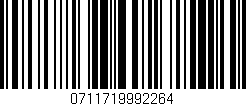 Código de barras (EAN, GTIN, SKU, ISBN): '0711719992264'