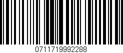 Código de barras (EAN, GTIN, SKU, ISBN): '0711719992288'