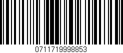 Código de barras (EAN, GTIN, SKU, ISBN): '0711719998853'