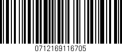 Código de barras (EAN, GTIN, SKU, ISBN): '0712169116705'