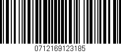Código de barras (EAN, GTIN, SKU, ISBN): '0712169123185'