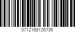 Código de barras (EAN, GTIN, SKU, ISBN): '0712169126735'