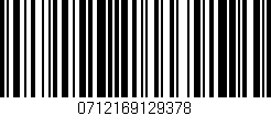 Código de barras (EAN, GTIN, SKU, ISBN): '0712169129378'
