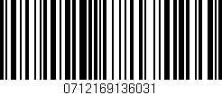 Código de barras (EAN, GTIN, SKU, ISBN): '0712169136031'