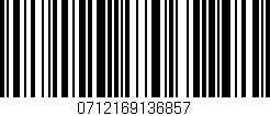 Código de barras (EAN, GTIN, SKU, ISBN): '0712169136857'