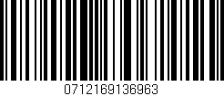 Código de barras (EAN, GTIN, SKU, ISBN): '0712169136963'