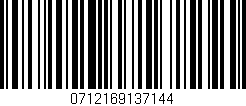 Código de barras (EAN, GTIN, SKU, ISBN): '0712169137144'