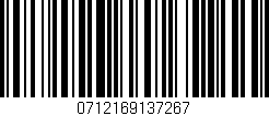 Código de barras (EAN, GTIN, SKU, ISBN): '0712169137267'