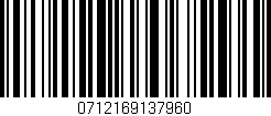 Código de barras (EAN, GTIN, SKU, ISBN): '0712169137960'