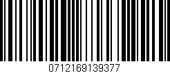 Código de barras (EAN, GTIN, SKU, ISBN): '0712169139377'