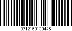 Código de barras (EAN, GTIN, SKU, ISBN): '0712169139445'