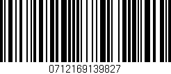 Código de barras (EAN, GTIN, SKU, ISBN): '0712169139827'