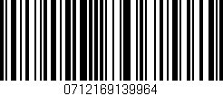Código de barras (EAN, GTIN, SKU, ISBN): '0712169139964'
