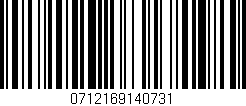 Código de barras (EAN, GTIN, SKU, ISBN): '0712169140731'