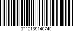 Código de barras (EAN, GTIN, SKU, ISBN): '0712169140748'