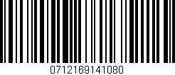 Código de barras (EAN, GTIN, SKU, ISBN): '0712169141080'