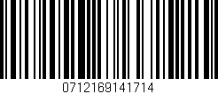 Código de barras (EAN, GTIN, SKU, ISBN): '0712169141714'
