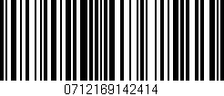 Código de barras (EAN, GTIN, SKU, ISBN): '0712169142414'