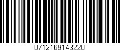 Código de barras (EAN, GTIN, SKU, ISBN): '0712169143220'