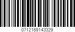Código de barras (EAN, GTIN, SKU, ISBN): '0712169143329'