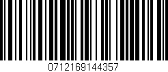 Código de barras (EAN, GTIN, SKU, ISBN): '0712169144357'