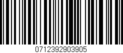 Código de barras (EAN, GTIN, SKU, ISBN): '0712392903905'