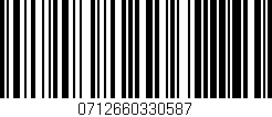 Código de barras (EAN, GTIN, SKU, ISBN): '0712660330587'