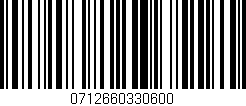 Código de barras (EAN, GTIN, SKU, ISBN): '0712660330600'