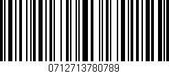 Código de barras (EAN, GTIN, SKU, ISBN): '0712713780789'