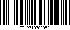 Código de barras (EAN, GTIN, SKU, ISBN): '0712713780857'