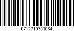 Código de barras (EAN, GTIN, SKU, ISBN): '0712713780864'