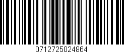 Código de barras (EAN, GTIN, SKU, ISBN): '0712725024864'