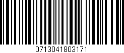 Código de barras (EAN, GTIN, SKU, ISBN): '0713041803171'