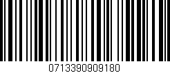 Código de barras (EAN, GTIN, SKU, ISBN): '0713390909180'
