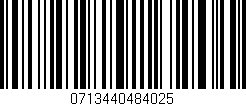Código de barras (EAN, GTIN, SKU, ISBN): '0713440484025'