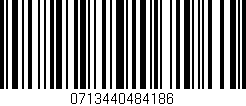 Código de barras (EAN, GTIN, SKU, ISBN): '0713440484186'
