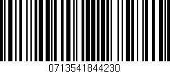Código de barras (EAN, GTIN, SKU, ISBN): '0713541844230'