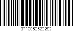 Código de barras (EAN, GTIN, SKU, ISBN): '0713852522292'