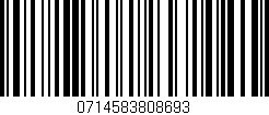 Código de barras (EAN, GTIN, SKU, ISBN): '0714583808693'