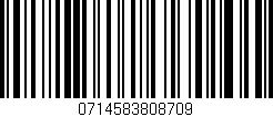 Código de barras (EAN, GTIN, SKU, ISBN): '0714583808709'