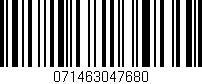 Código de barras (EAN, GTIN, SKU, ISBN): '071463047680'