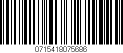 Código de barras (EAN, GTIN, SKU, ISBN): '0715418075686'