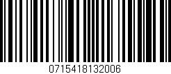 Código de barras (EAN, GTIN, SKU, ISBN): '0715418132006'